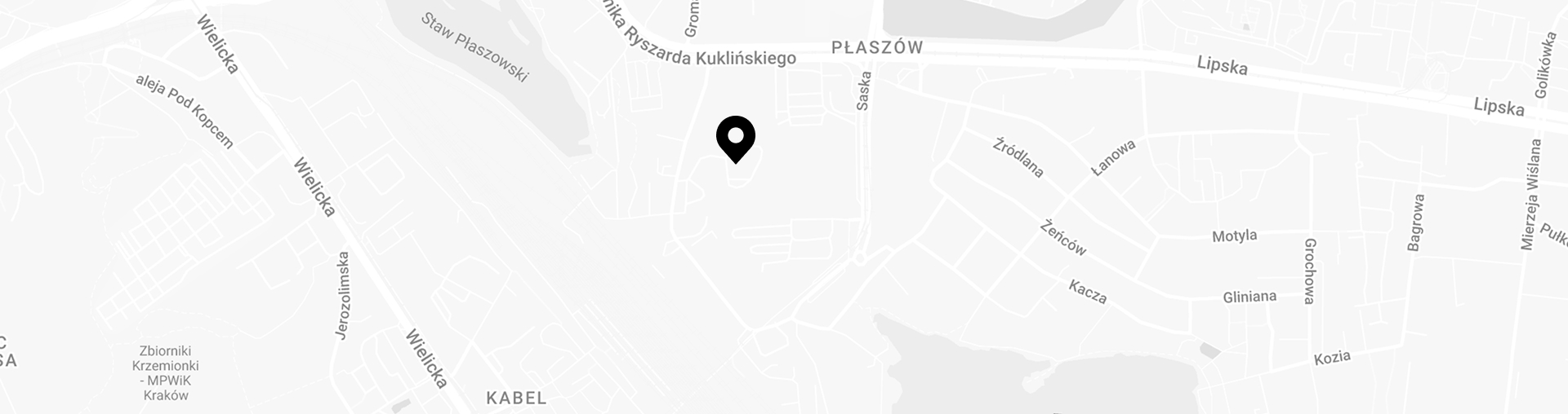 Mapa dojazdu do CTRL+FIGHT — Gromadzka 46A, 30-719 Kraków